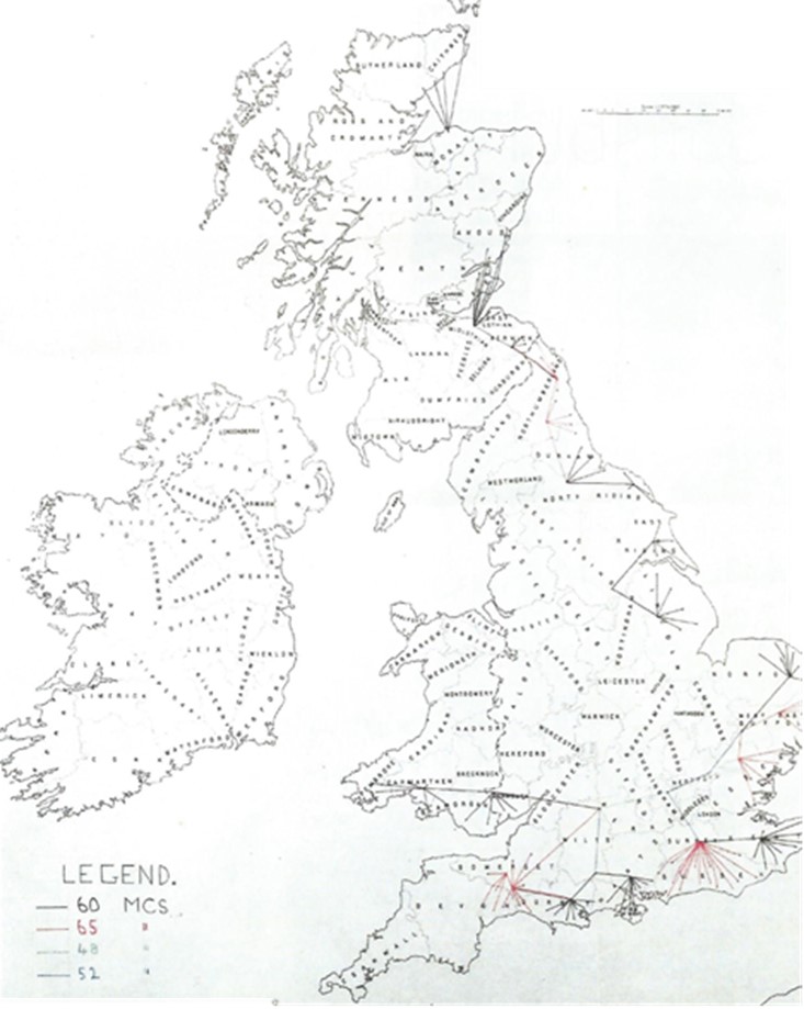Network map UK